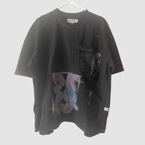 RW Market Reworked 6 Panel Pocket T-Shirt Size Medium NWOT